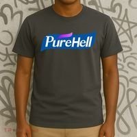 Pure Hell Purehell Social Distancing Hand Sanitizer Parody T-Shirt thumb 3