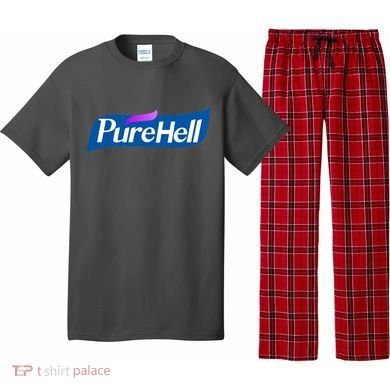 Pure Hell Purehell Social Distancing Hand Sanitizer Parody Pajama Set