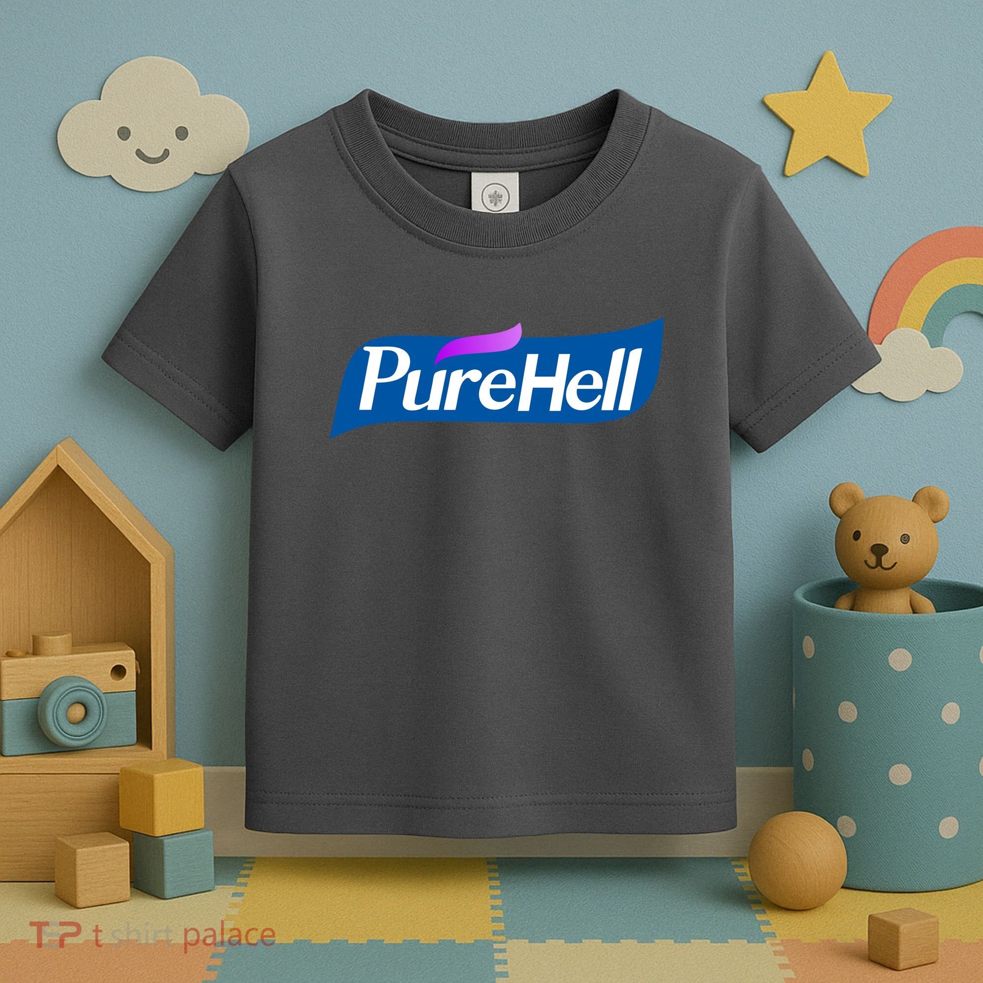 Pure Hell Purehell Social Distancing Hand Sanitizer Parody Toddler T-Shirt