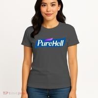 Pure Hell Purehell Social Distancing Hand Sanitizer Parody Women's T-Shirt thumb 4