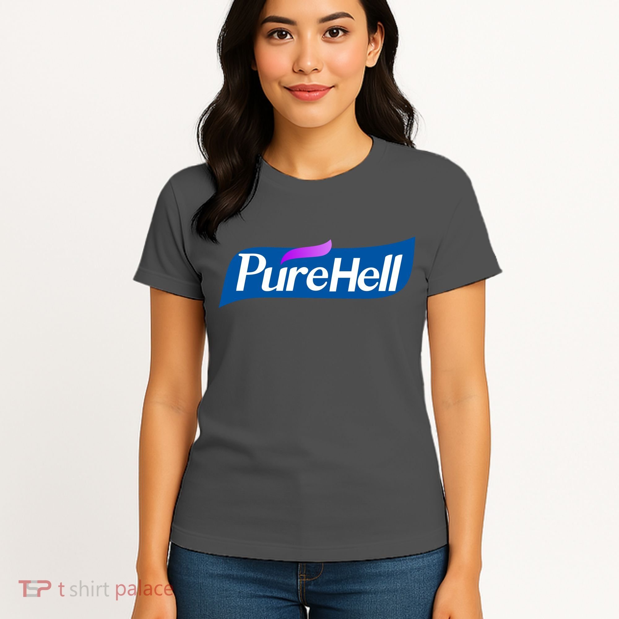 Pure Hell Purehell Social Distancing Hand Sanitizer Parody Women's T-Shirt