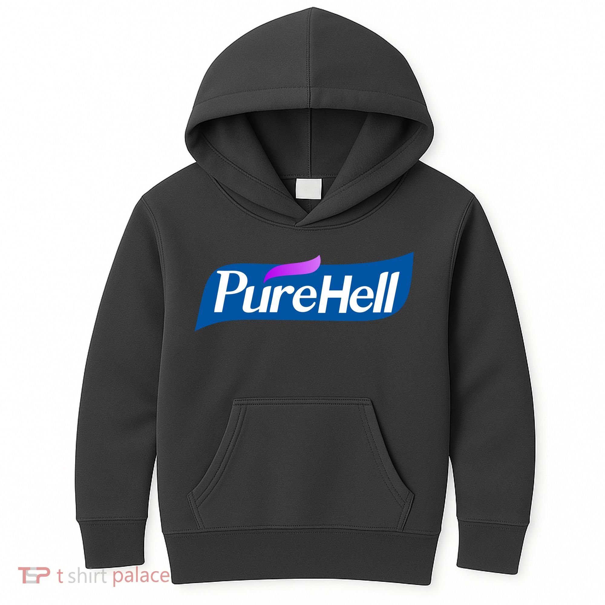 Pure Hell Purehell Social Distancing Hand Sanitizer Parody Kids Hoodie