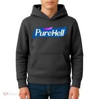 Pure Hell Purehell Social Distancing Hand Sanitizer Parody Kids Hoodie thumb 4