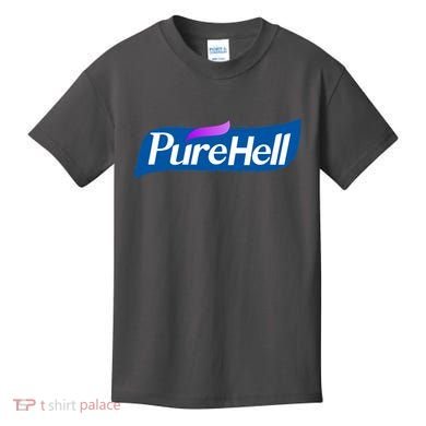 Pure Hell Purehell Social Distancing Hand Sanitizer Parody Kids T-Shirt