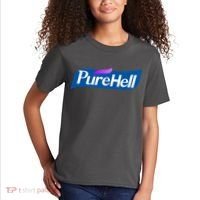 Pure Hell Purehell Social Distancing Hand Sanitizer Parody Kids T-Shirt thumb 2