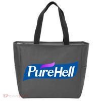 Pure Hell Purehell Social Distancing Hand Sanitizer Parody Tote Bag thumb 0