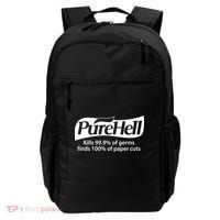 Purehell Kills 99% Of Germs Paper Cuts Pure Hell Backpack thumb 0
