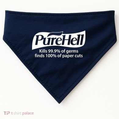 Purehell Kills 99% Of Germs Paper Cuts Pure Hell USA-Made Doggie Bandana