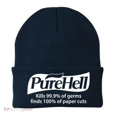 Purehell Kills 99% Of Germs Paper Cuts Pure Hell Beanie