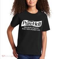 Purehell Kills 99% Of Germs Paper Cuts Pure Hell Kids T-Shirt thumb 2