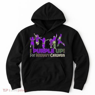 Purple Up For Military Children Camo Hoodie