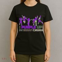 Purple Up For Military Children Camo T-Shirt thumb 4
