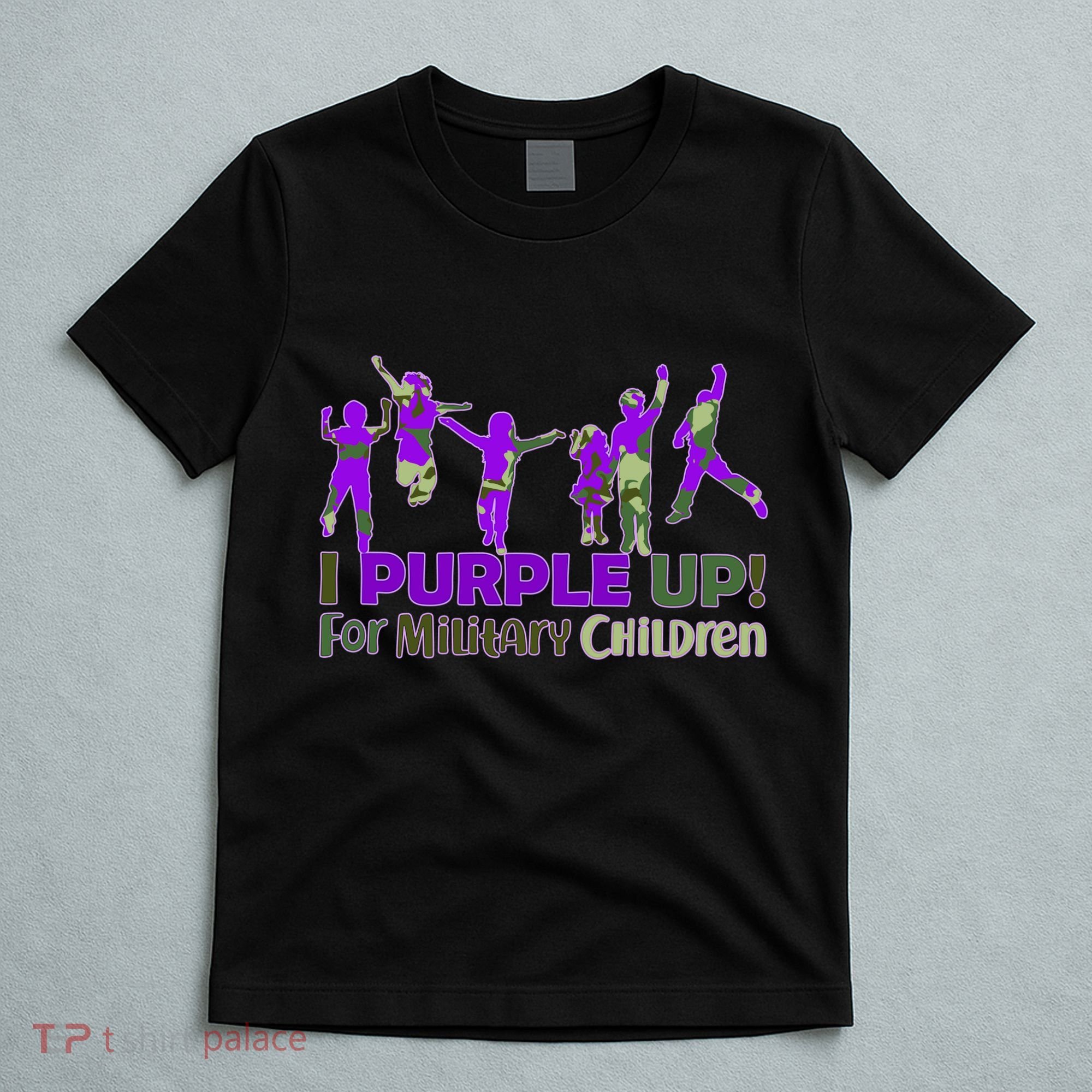 Purple Up For Military Children Camo T-Shirt