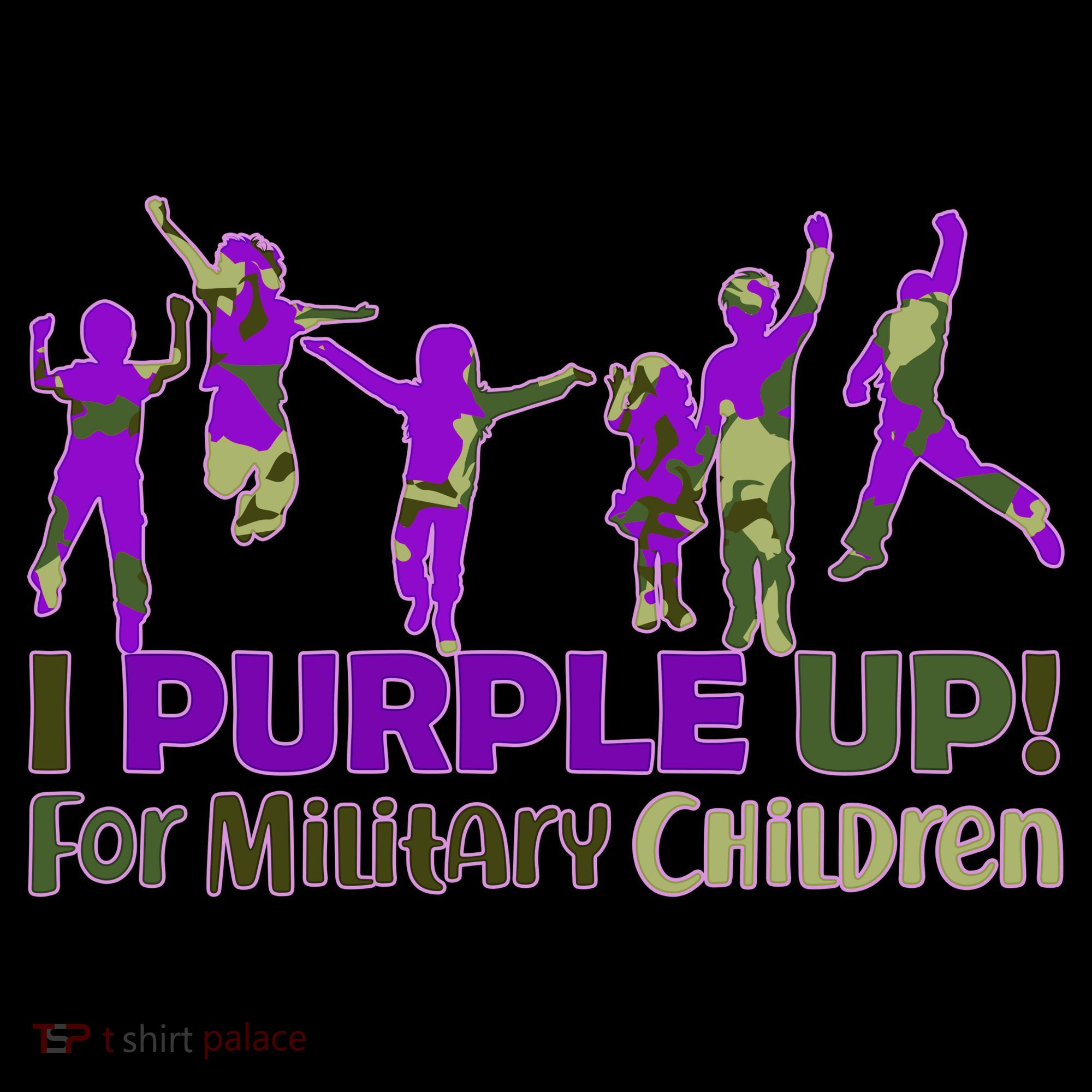 Purple Up For Military Children Camo Coffee Mug