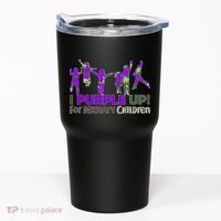 Purple Up For Military Children Camo Tumbler thumb 0