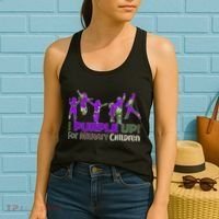 Purple Up For Military Children Camo Women's Tank Top thumb 2