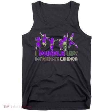 Purple Up For Military Children Camo Tank Top