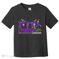 Purple Up For Military Children Camo Toddler T-Shirt thumb 0