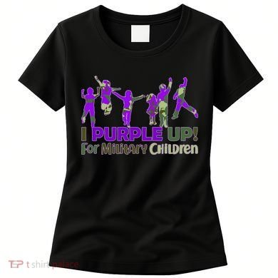 Purple Up For Military Children Camo Women's T-Shirt