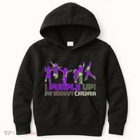 Purple Up For Military Children Camo Kids Hoodie thumb 0