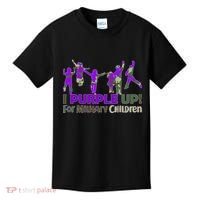 Purple Up For Military Children Camo Kids T-Shirt thumb 0