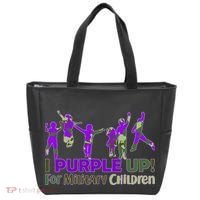 Purple Up For Military Children Camo Tote Bag thumb 0