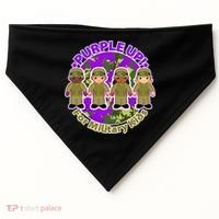 Purple Up! For Military Kids USA-Made Doggie Bandana thumb 0