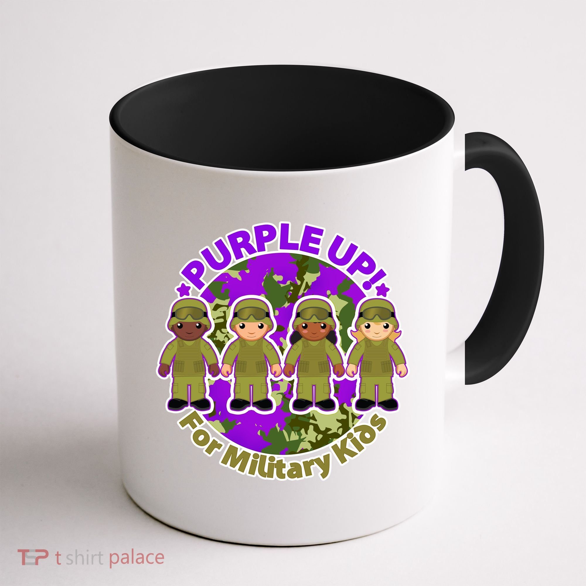 Purple Up! For Military Kids Coffee Mug