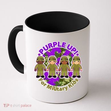 Purple Up! For Military Kids Coffee Mug