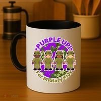 Purple Up! For Military Kids Coffee Mug thumb 4