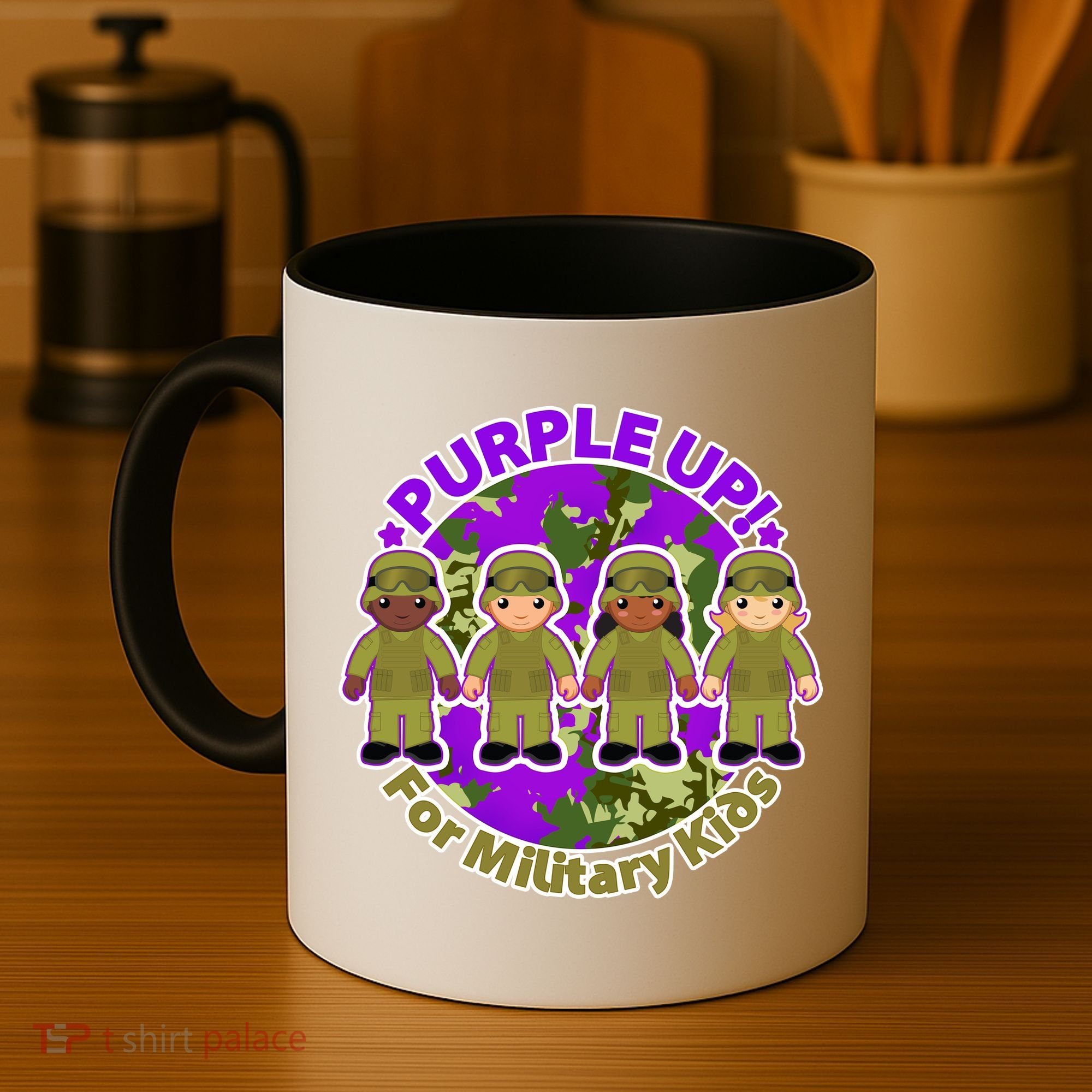 Purple Up! For Military Kids Coffee Mug
