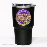Purple Up! For Military Kids Tumbler thumb 0