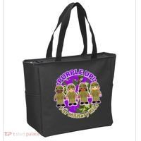 Purple Up! For Military Kids Tote Bag thumb 2