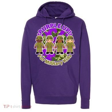 Purple Up! For Military Kids Hoodie