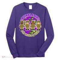Purple Up! For Military Kids Long Sleeve Shirt thumb 0