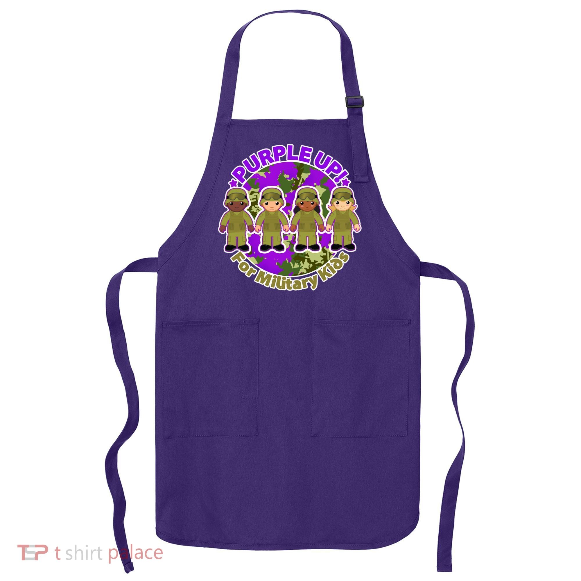 Purple Up! For Military Kids Apron
