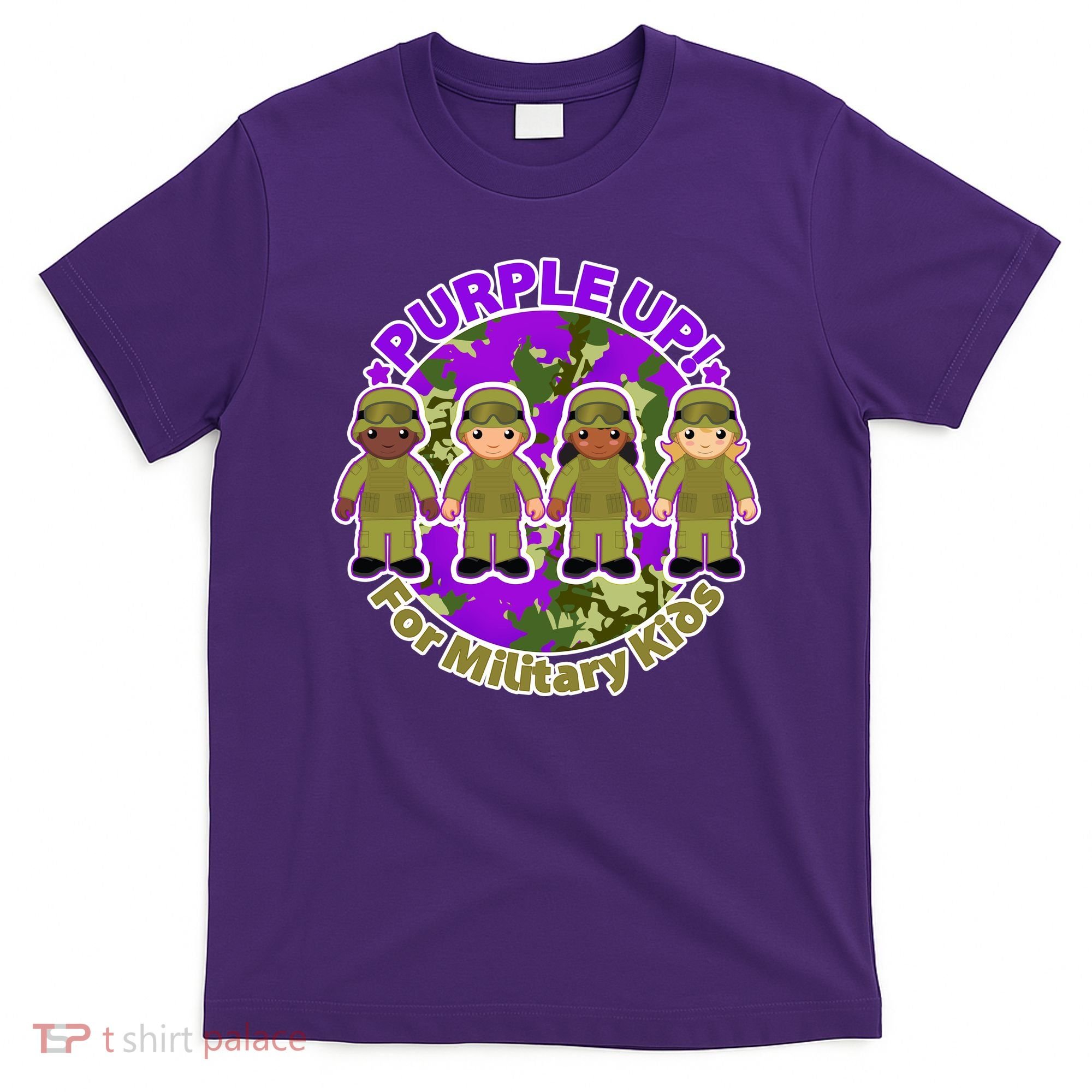 Purple Up! For Military Kids T-Shirt