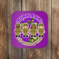 Purple Up! For Military Kids Coaster thumb 0