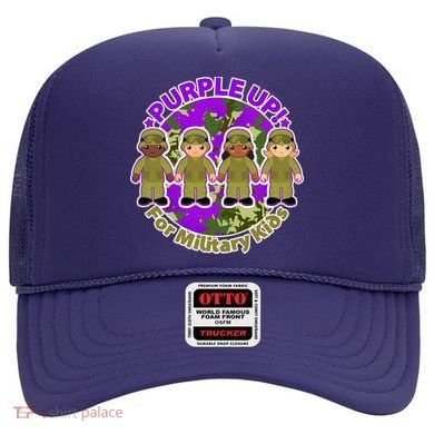 Purple Up! For Military Kids Hat