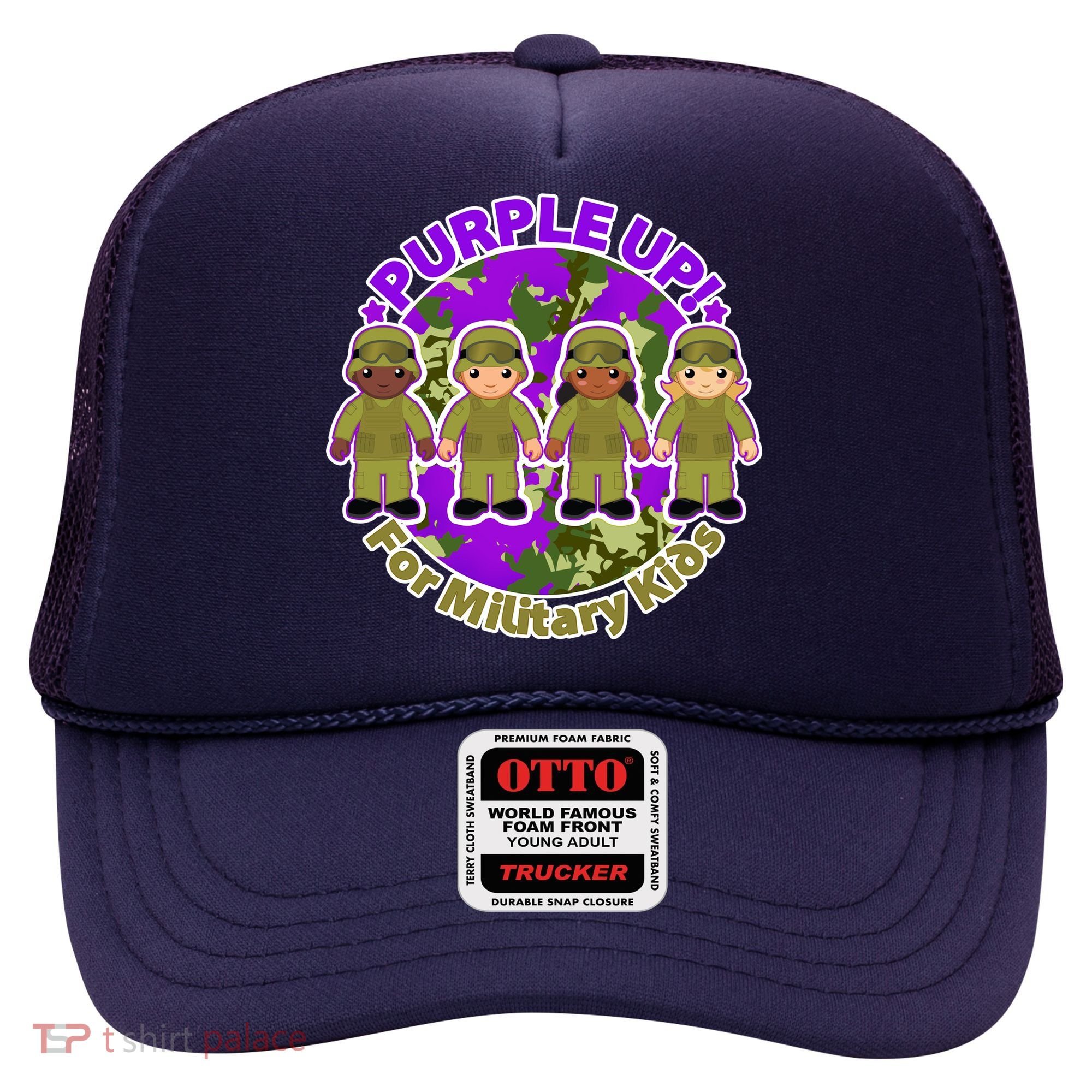 Purple Up! For Military Kids Hat