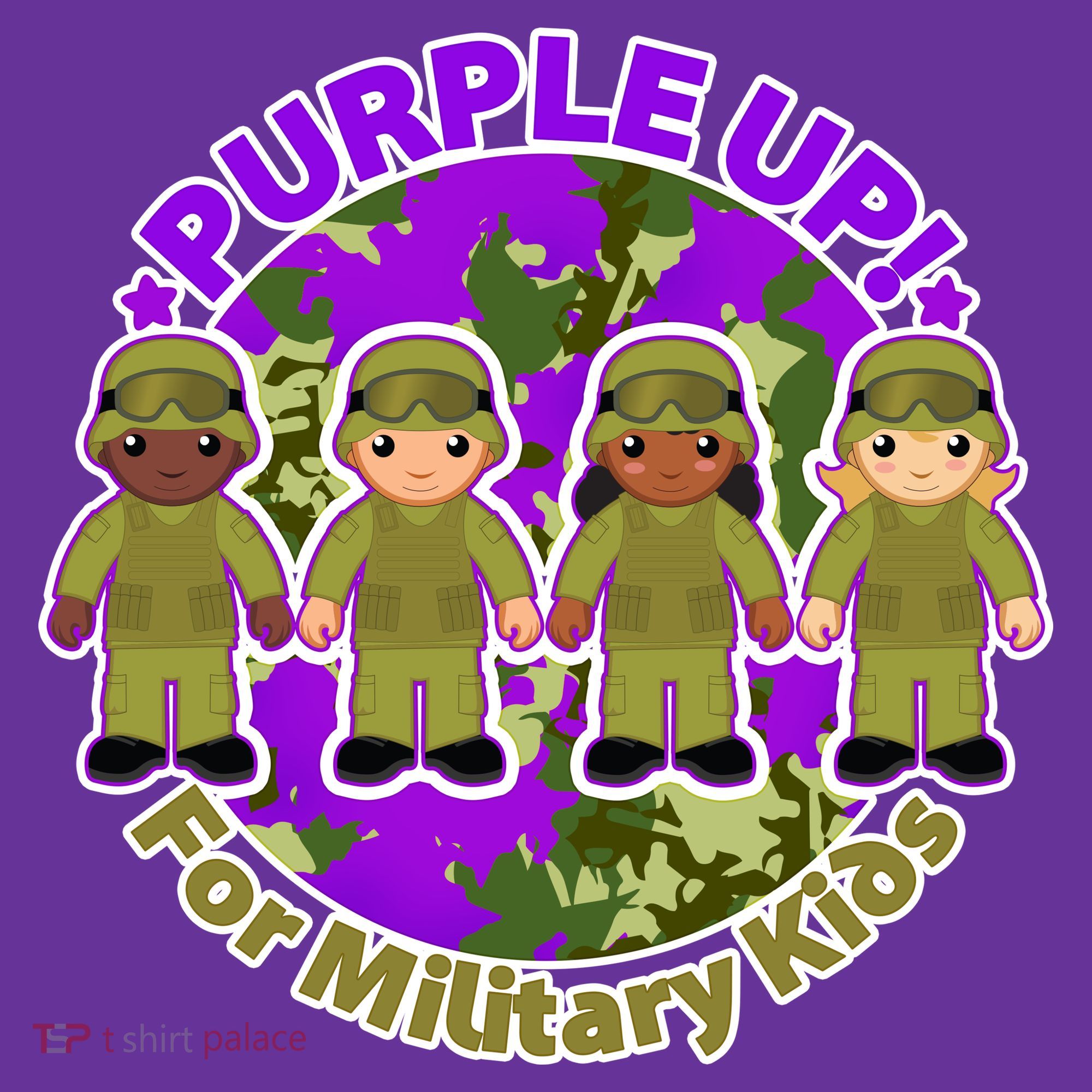 Purple Up! For Military Kids Hat