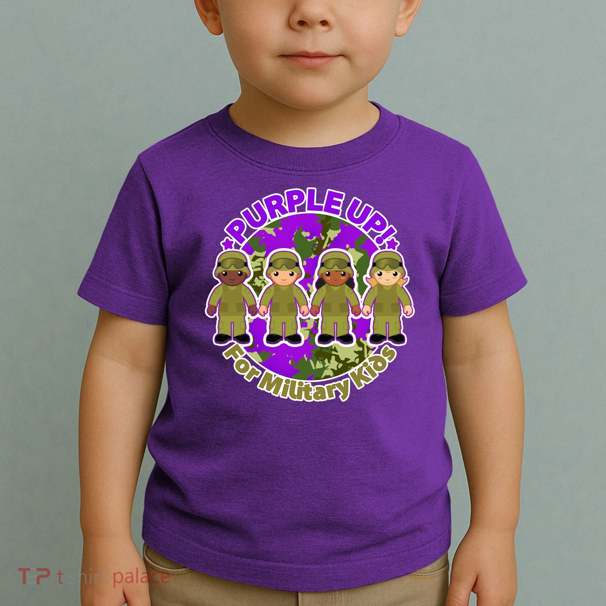 Purple Up! For Military Kids Toddler T-Shirt