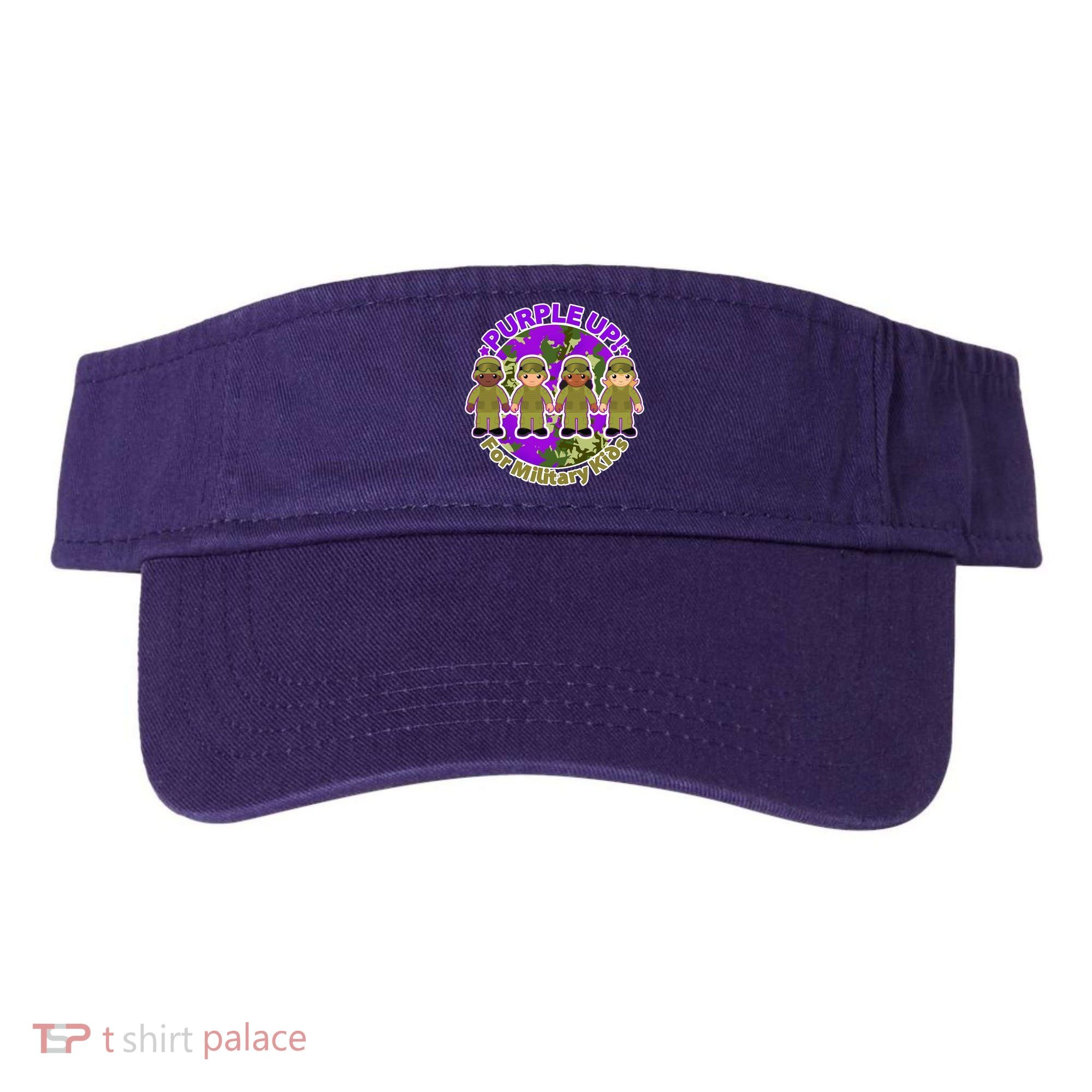 Purple Up! For Military Kids Visor