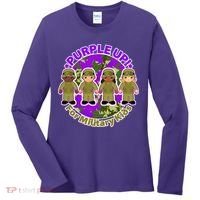 Purple Up! For Military Kids Women's Long Sleeve Shirt thumb 0