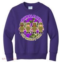 Purple Up! For Military Kids Kids Sweatshirt thumb 0