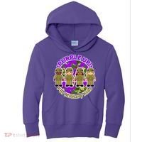 Purple Up! For Military Kids Kids Hoodie thumb 0