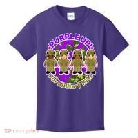 Purple Up! For Military Kids Kids T-Shirt thumb 0