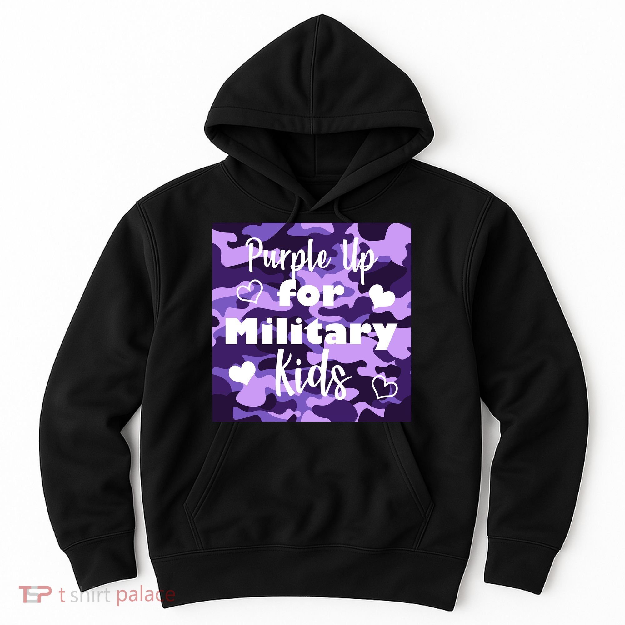 Purple Up For Military Kids Awareness Hoodie