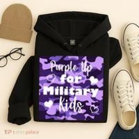 Purple Up For Military Kids Awareness Hoodie thumb 4