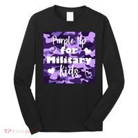 Purple Up For Military Kids Awareness Long Sleeve Shirt thumb 0